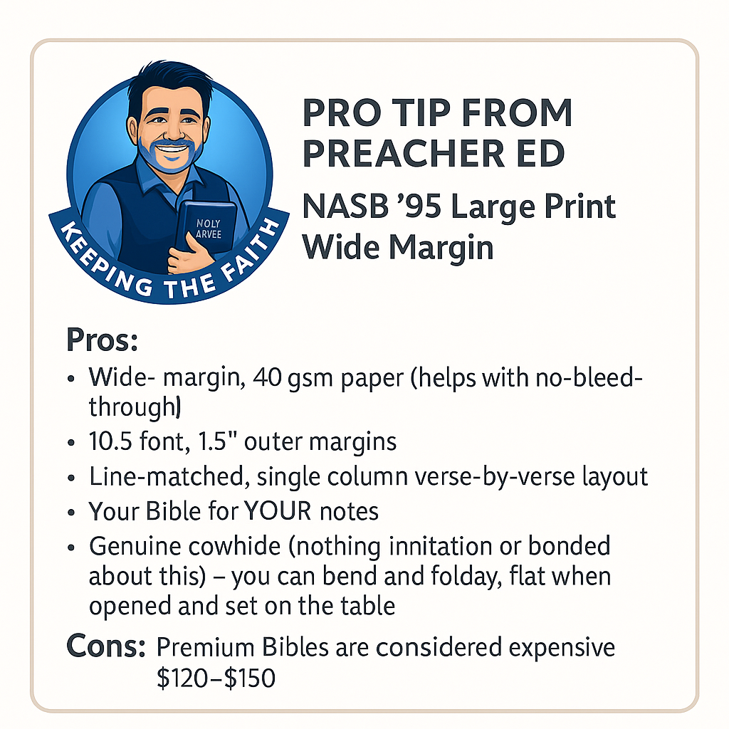 NASB Bible Pro Tip