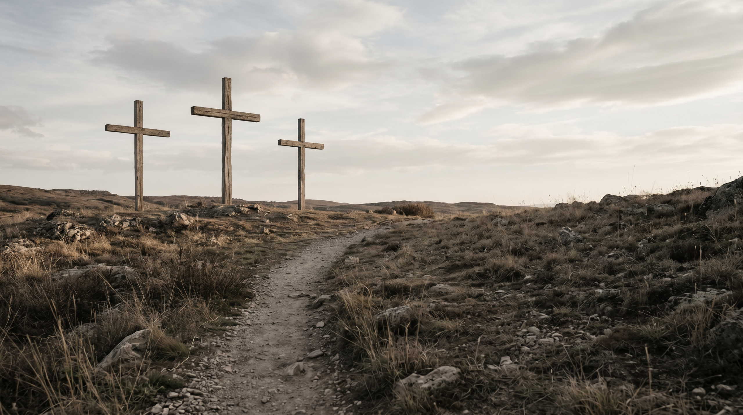 Cross scene artwork for Greater Love sermon