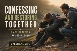Restoration is love made concrete in the church, and the law of Christ is fulfilled when the body carries what the fallen or burdened member cannot carry alone.